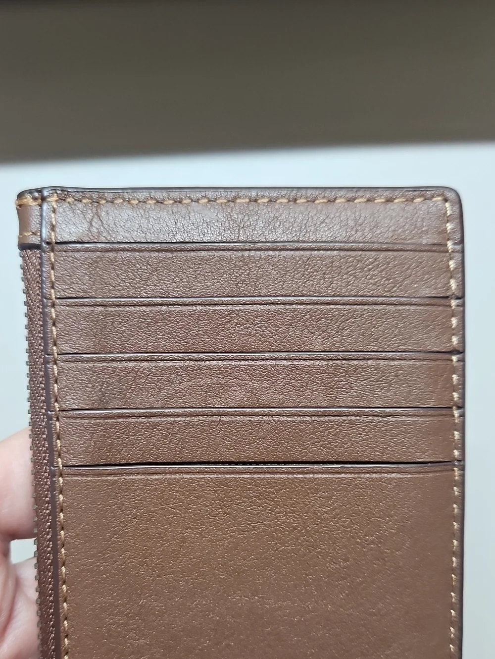 Coach Slim Zip Card Holder